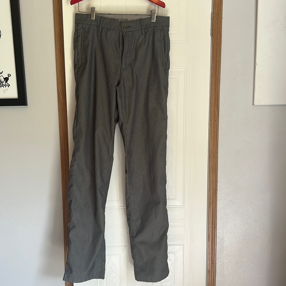 Lands end mens gray pant